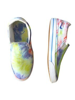 Nike Tie-Dye Court Legacy Slip-On Sneakers Comfort Insole Canvas Upper Sz 6.5